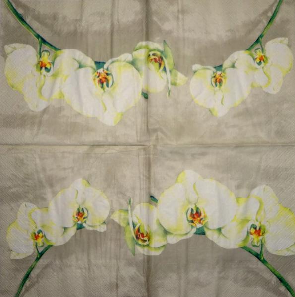 051 Orchideen - 3-lagig - Ihr